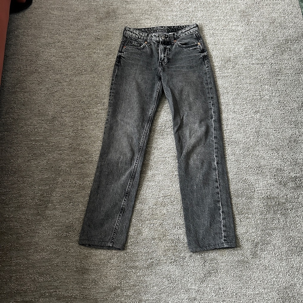 Stylish Gray Denim Jeans